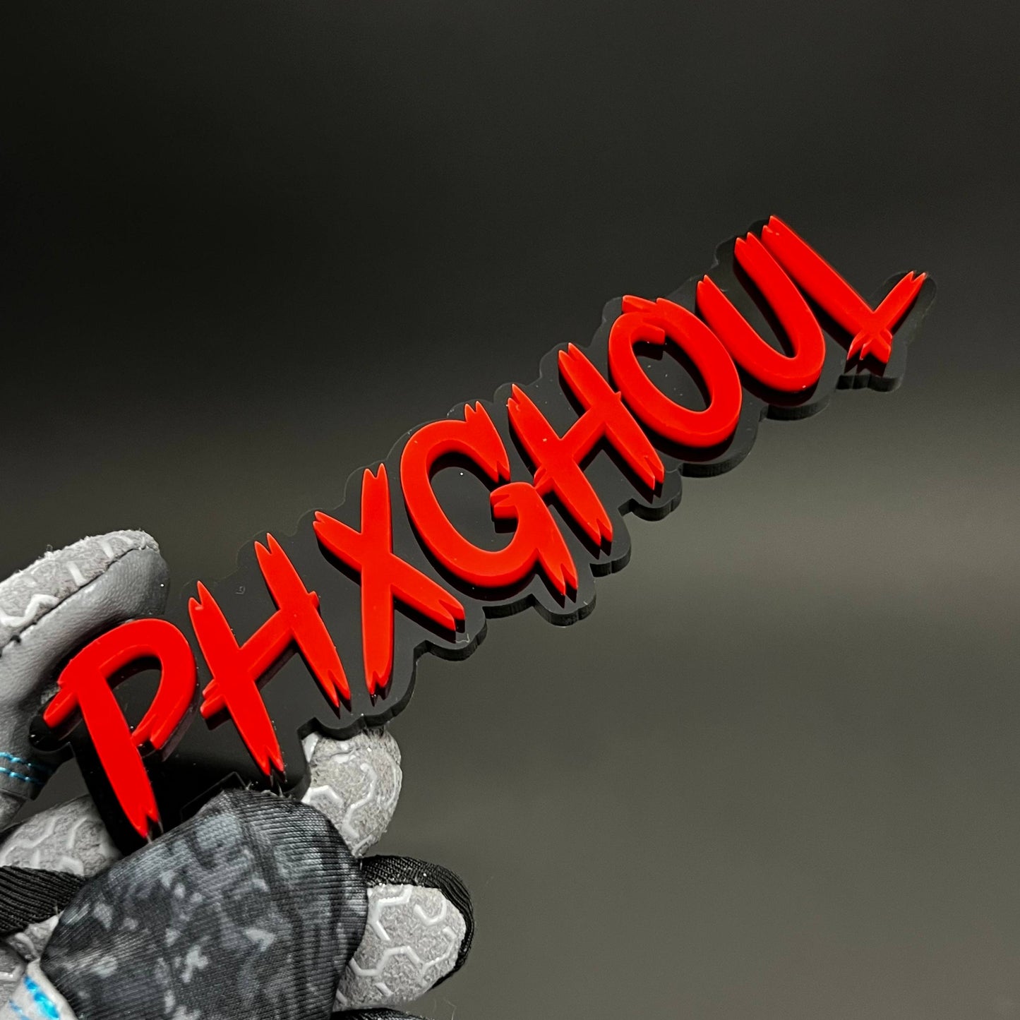 1PC PHXGHOUL 3D Acrylic Badge - Car Truck Emblem Fender Tailgate Trunk Sticker