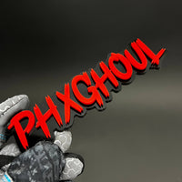 1PC PHXGHOUL 3D Acrylic Badge - Car Truck Emblem Fender Tailgate Trunk Sticker