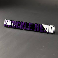 1PC KNUCKLE HEAD 3D Acrylic Badge - Car Truck Emblem Fender Sticker