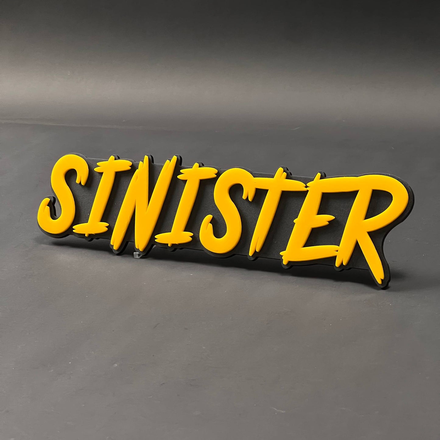 1PC SINISTER 3D Acrylic Badge - Car Truck Emblem Fender Tailgate Trunk Sticker