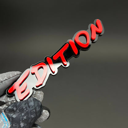 1PC EDITION 3D Acrylic Badge - Car Truck Emblem Fender Tailgate Trunk Sticker