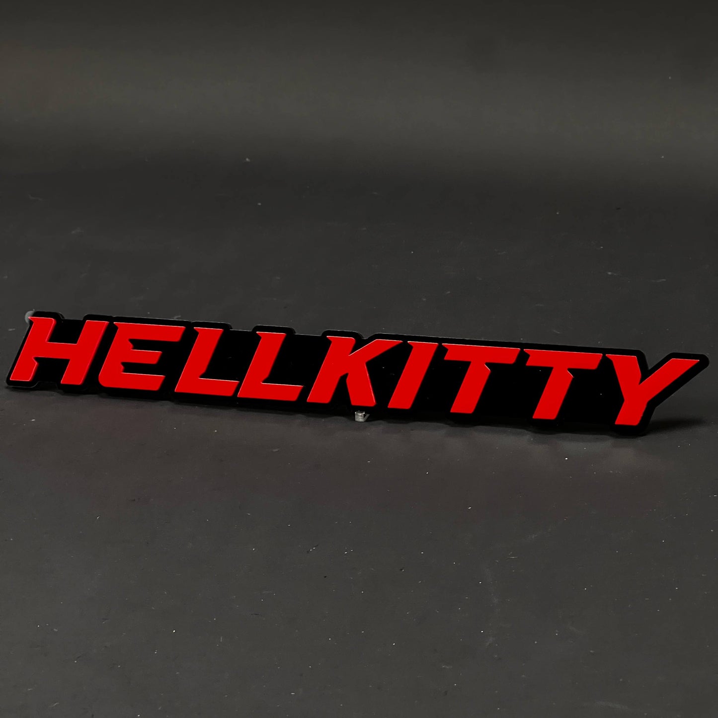 1PC HELLKITTY 3D Acrylic Badge - Car Truck Emblem Fender Tailgate Trunk Sticker
