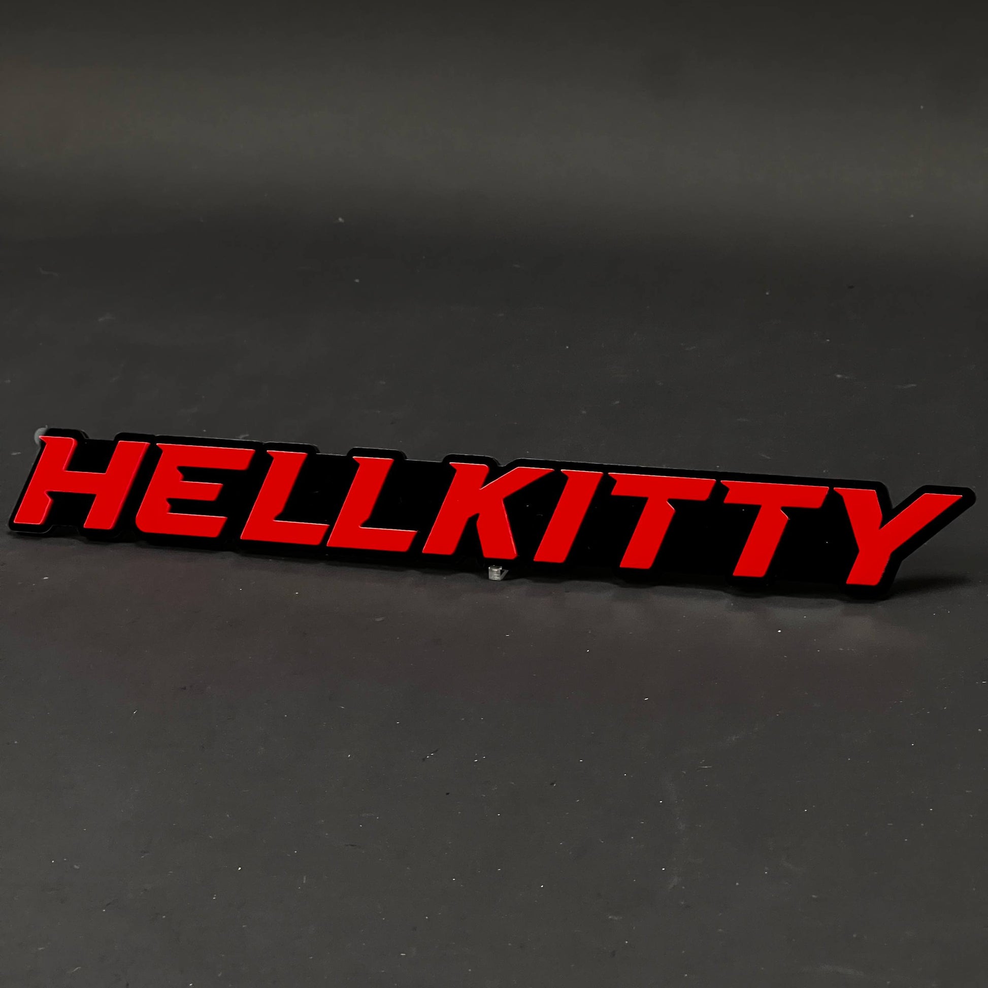 1PC HELLKITTY 3D Acrylic Badge - Car Truck Emblem Fender Tailgate Trunk Sticker