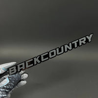 1PC BACKCOUNTRY 3D Acrylic Badge - Car Truck Emblem Fender Sticker