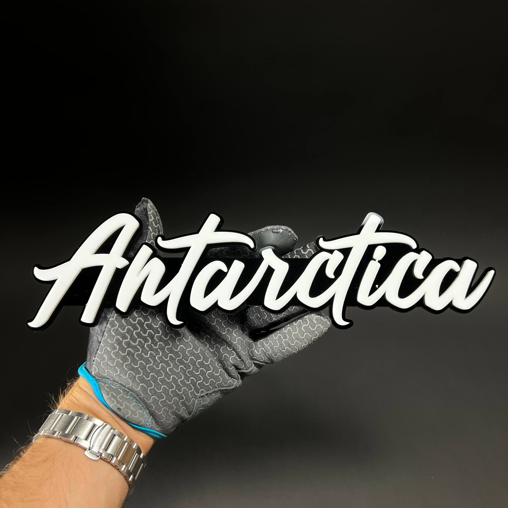 1PC Antarctica 3D Acrylic Badge - Car Truck Emblem Fender Tailgate Trunk Sticker