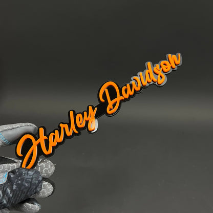 1PC Harley Davidson 3D Acrylic Badge - Car Truck Emblem Fender Sticker