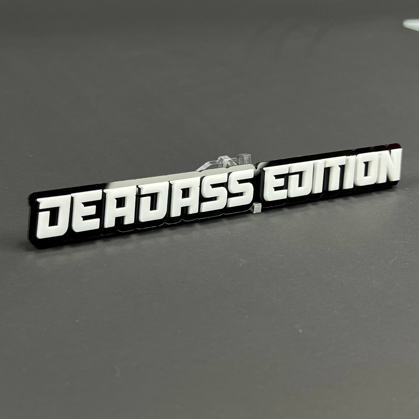 1PC DEADASS EDITION 3D Acrylic Badge - Car Truck Emblem Fender Tailgate Trunk Sticker