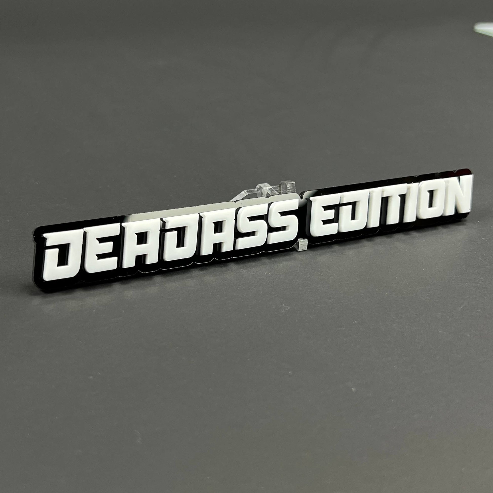 1PC DEADASS EDITION 3D Acrylic Badge - Car Truck Emblem Fender Tailgate Trunk Sticker