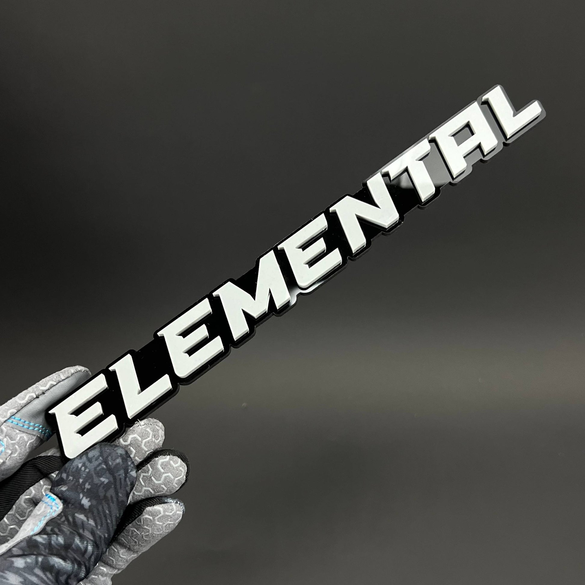 1PC ELEMENTAL 3D Acrylic Badge - Car Truck Emblem Fender Tailgate Trunk Sticker