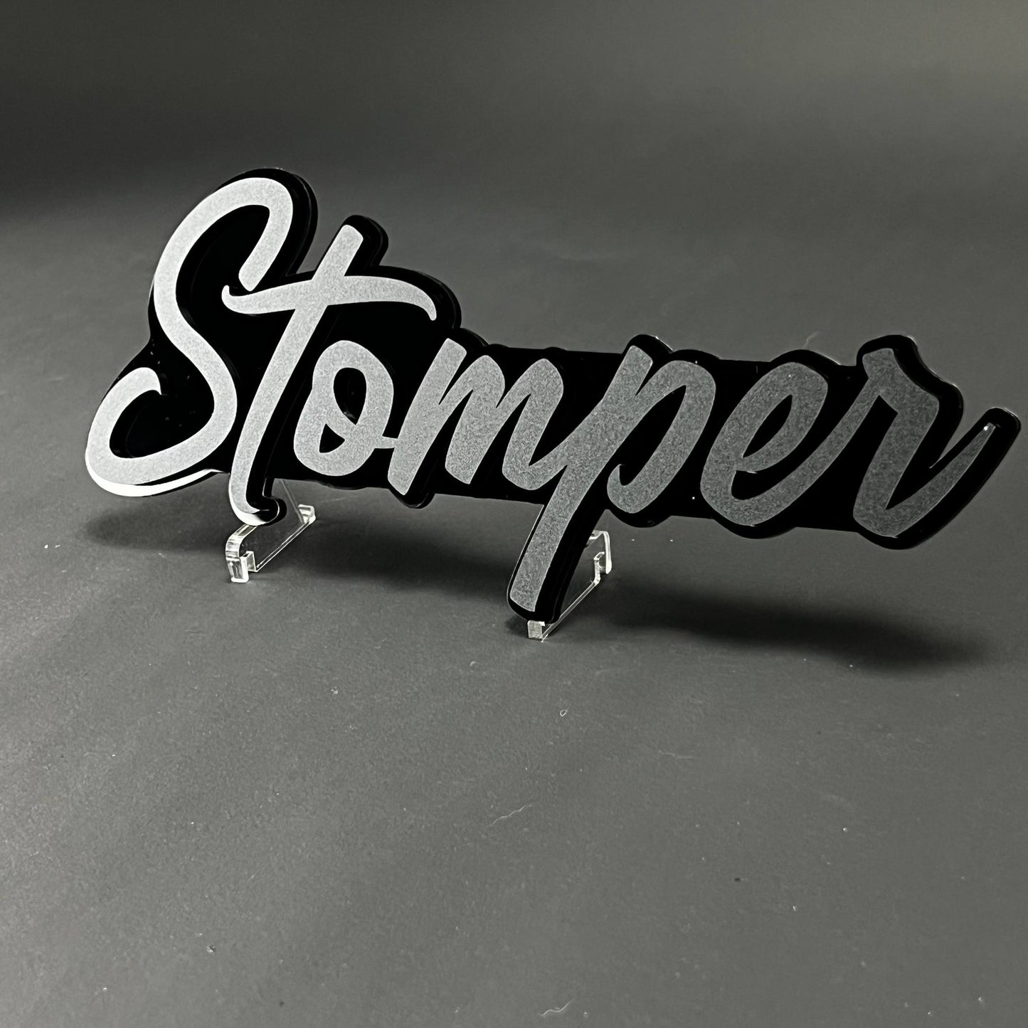 1PC Stomper 3D Acrylic Badge - Car Truck Emblem Fender Tailgate Trunk Sticker