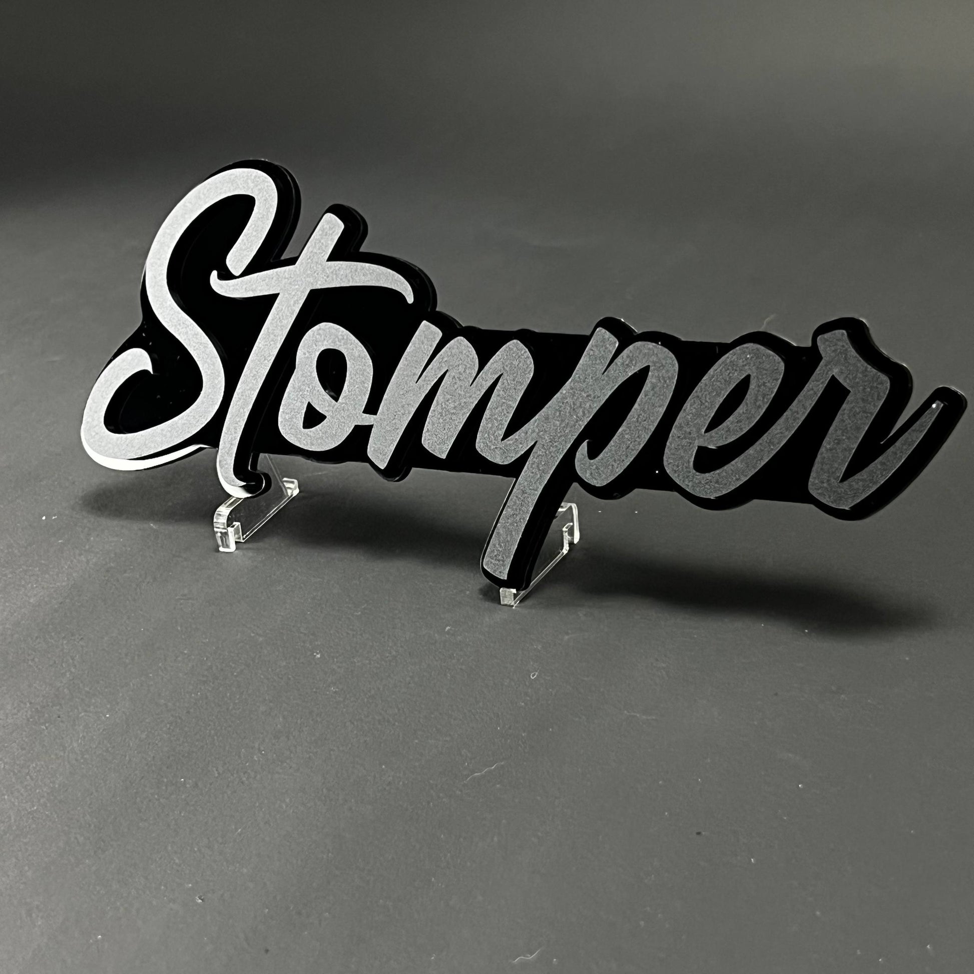 1PC Stomper 3D Acrylic Badge - Car Truck Emblem Fender Tailgate Trunk Sticker