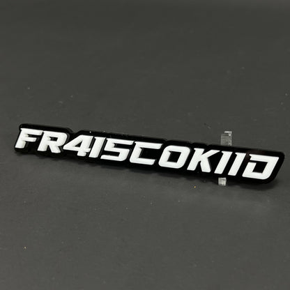 1PC FR415COKIID 3D Acrylic Badge - Car Truck Emblem Fender Sticker