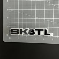1PC SK8TL 3D Acrylic Badge - Car Truck Emblem Fender Tailgate Trunk Sticker