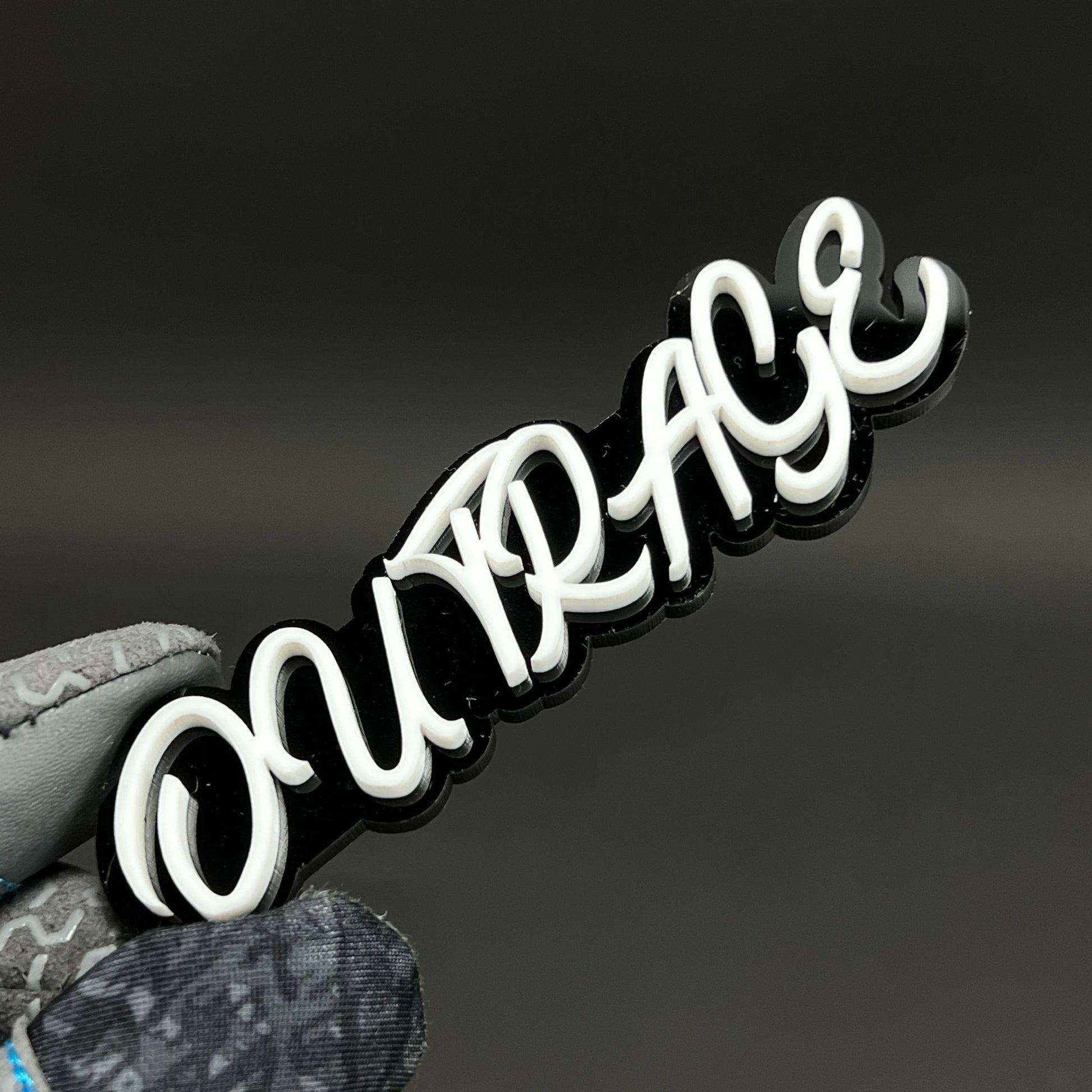 1PC OUTRAGE 3D Acrylic Badge - Car Truck Emblem Fender Tailgate Trunk Sticker