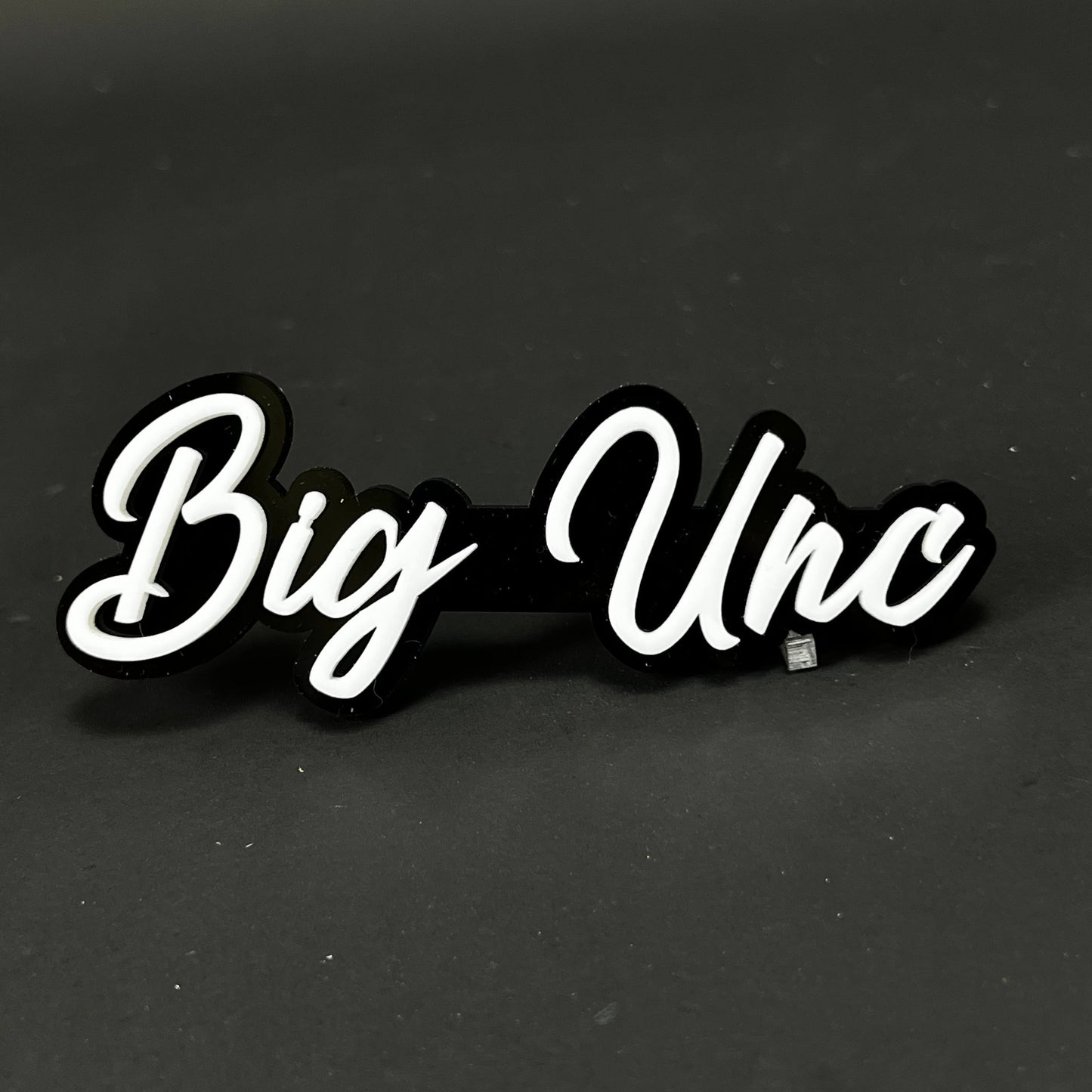 1PC Big Unc 3D Acrylic Badge - Car Truck Emblem Fender Tailgate Trunk Sticker