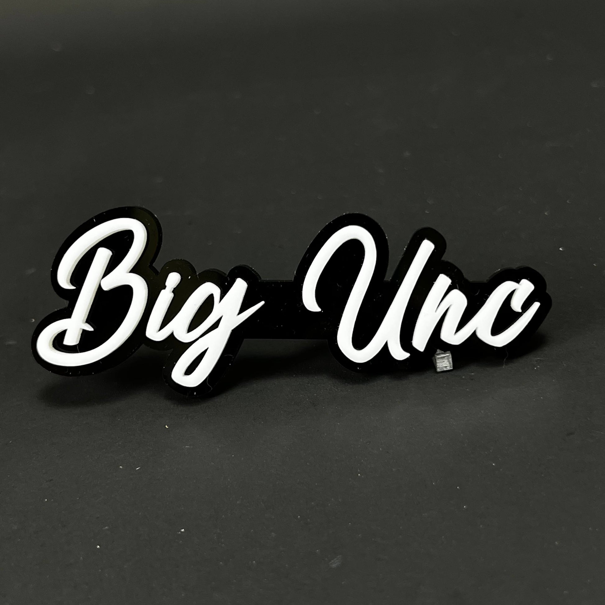 1PC Big Unc 3D Acrylic Badge - Car Truck Emblem Fender Tailgate Trunk Sticker