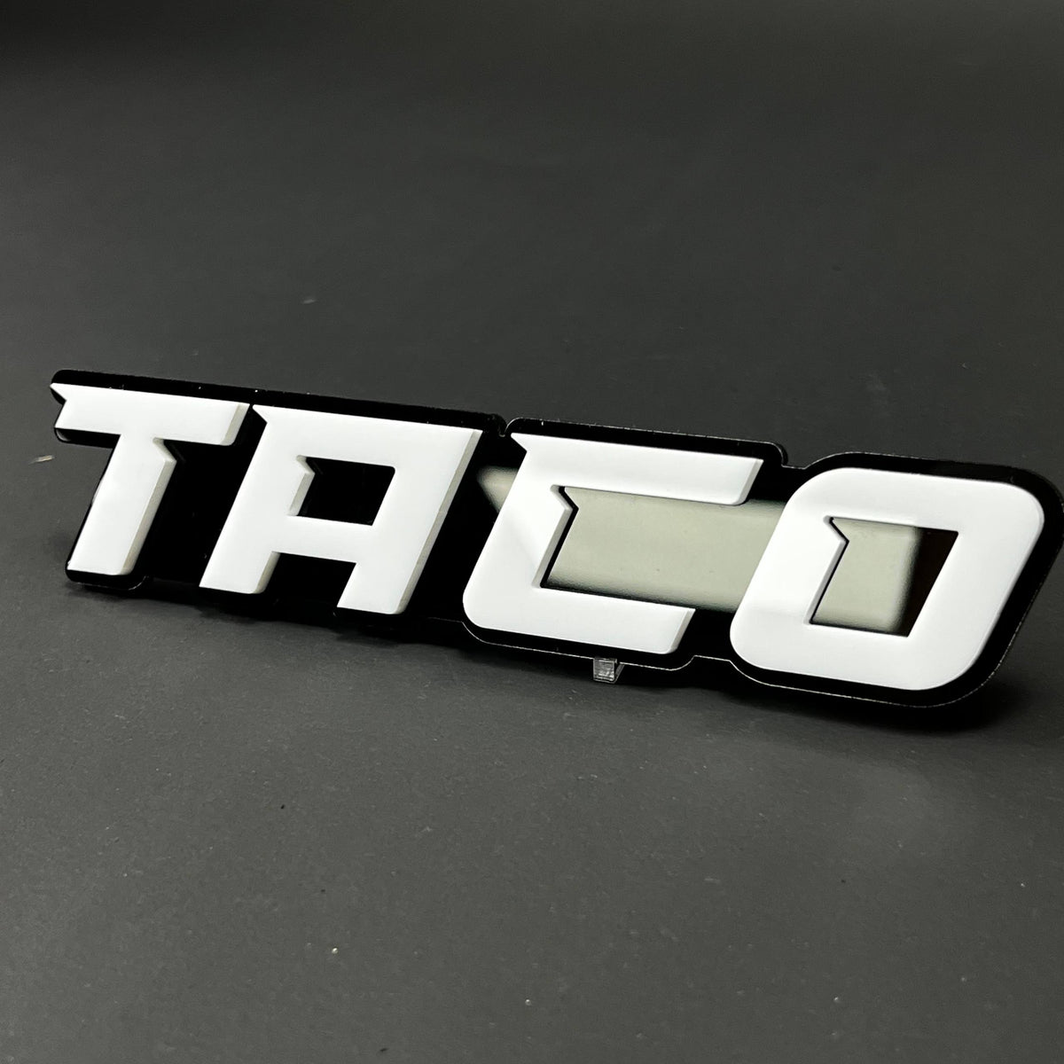 1PC TACO 3D Acrylic Badge - Car Truck Emblem Fender Tailgate Trunk Sticker
