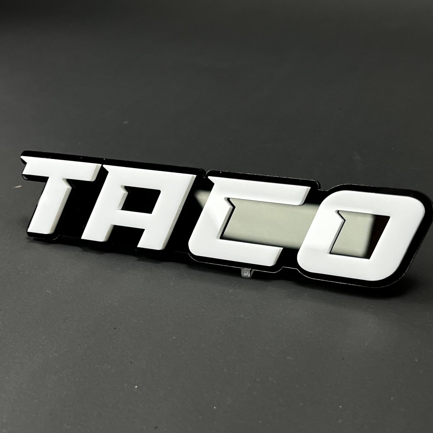 1PC TACO 3D Acrylic Badge - Car Truck Emblem Fender Tailgate Trunk Sticker