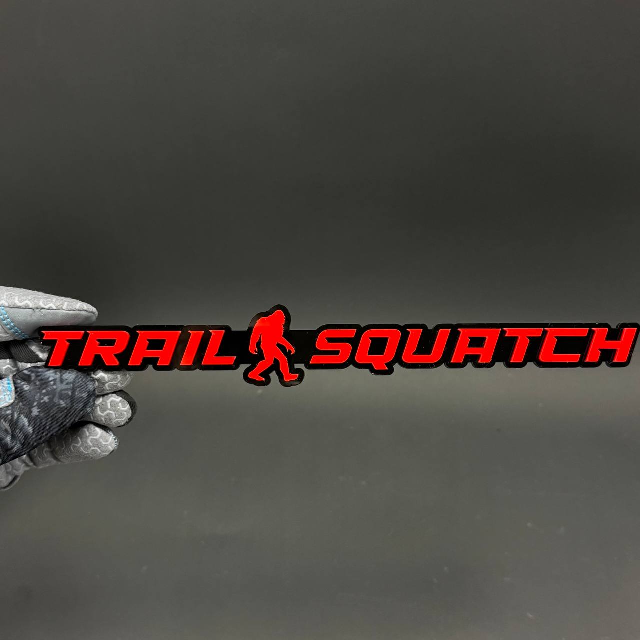 1PC TRAIL SQUATCH 3D Acrylic Badge - Car Truck Emblem Fender Sticker