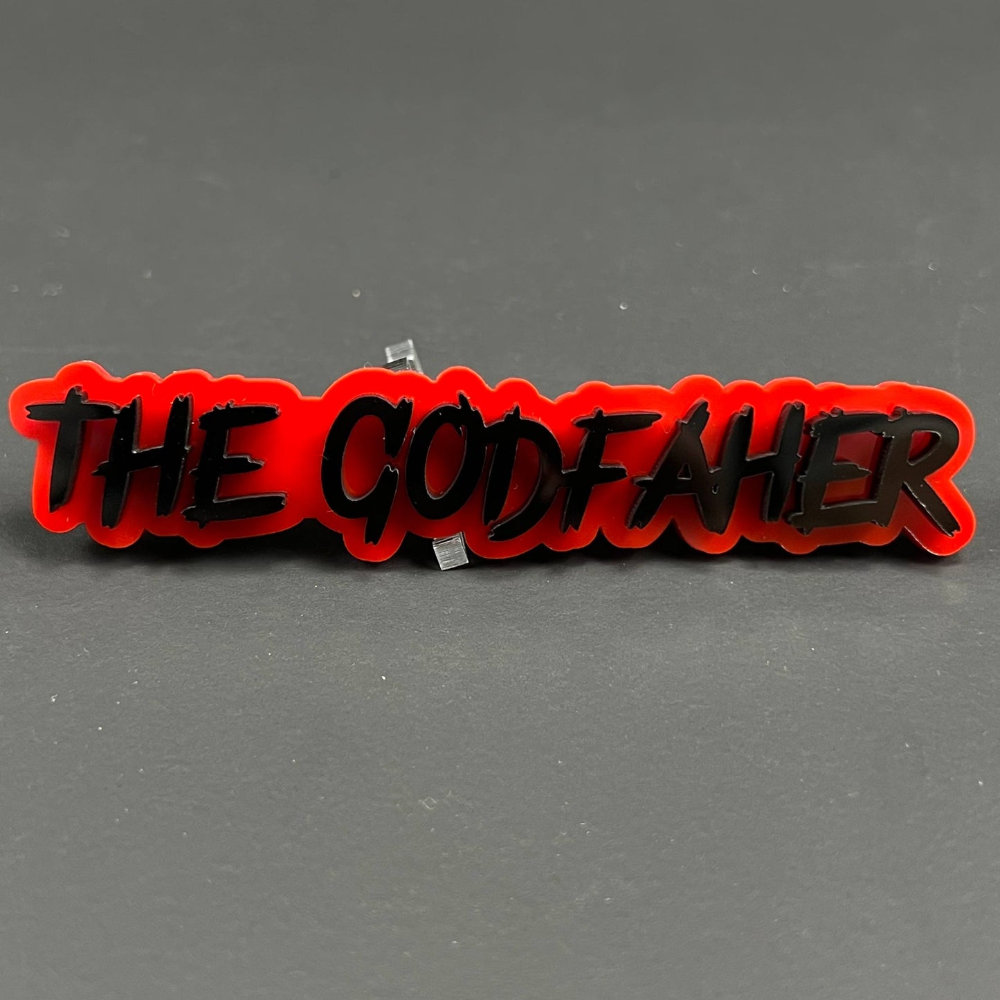 1PC THE GODFATHER 3D Acrylic Badge - Car Truck Emblem Fender Sticker