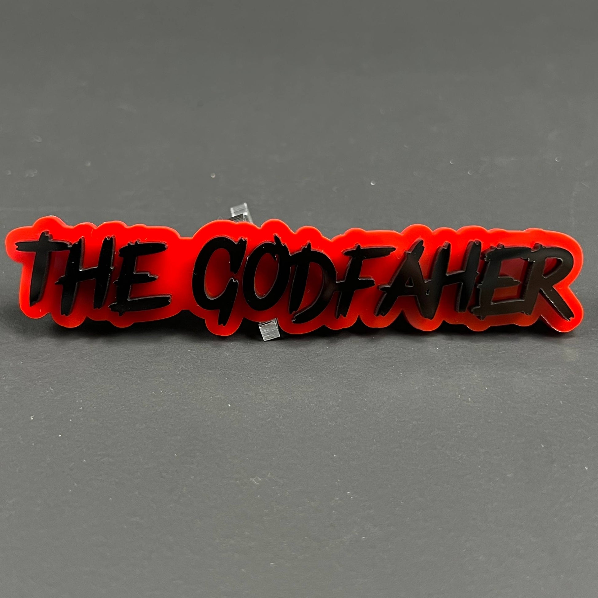 1PC THE GODFATHER 3D Acrylic Badge - Car Truck Emblem Fender Sticker