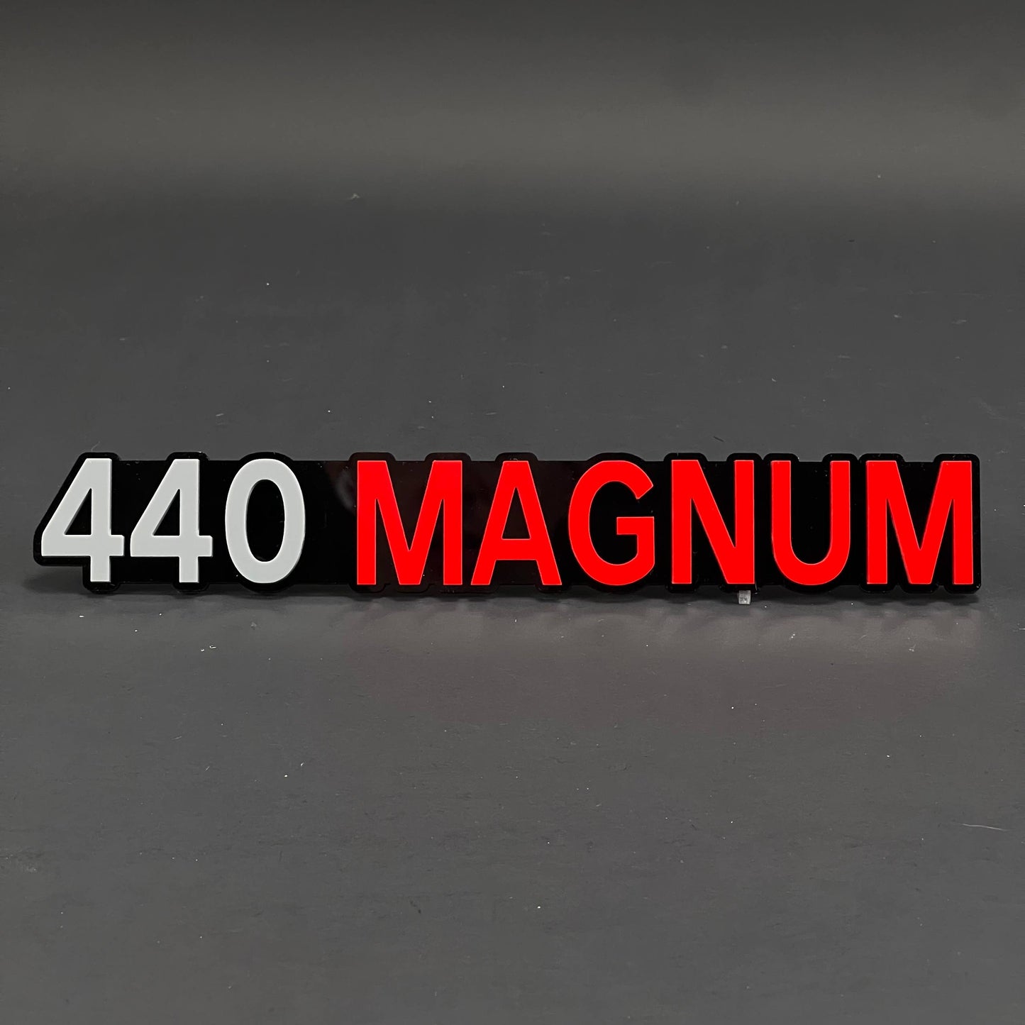 1PC 440 MAGNUM 3D Acrylic Badge - Car Truck Emblem Fender Tailgate Trunk Sticker