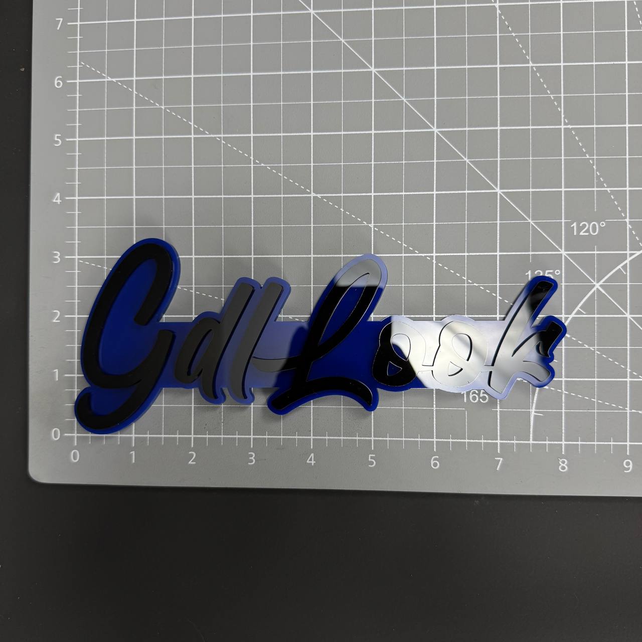 1PC Gdl-Look 3D Acrylic Badge - Car Truck Emblem Fender Tailgate Trunk Sticker