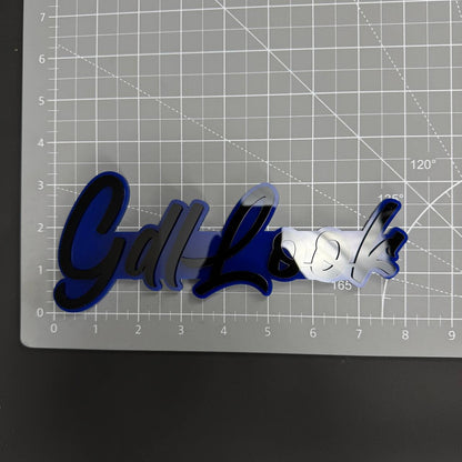 1PC Gdl-Look 3D Acrylic Badge - Car Truck Emblem Fender Tailgate Trunk Sticker