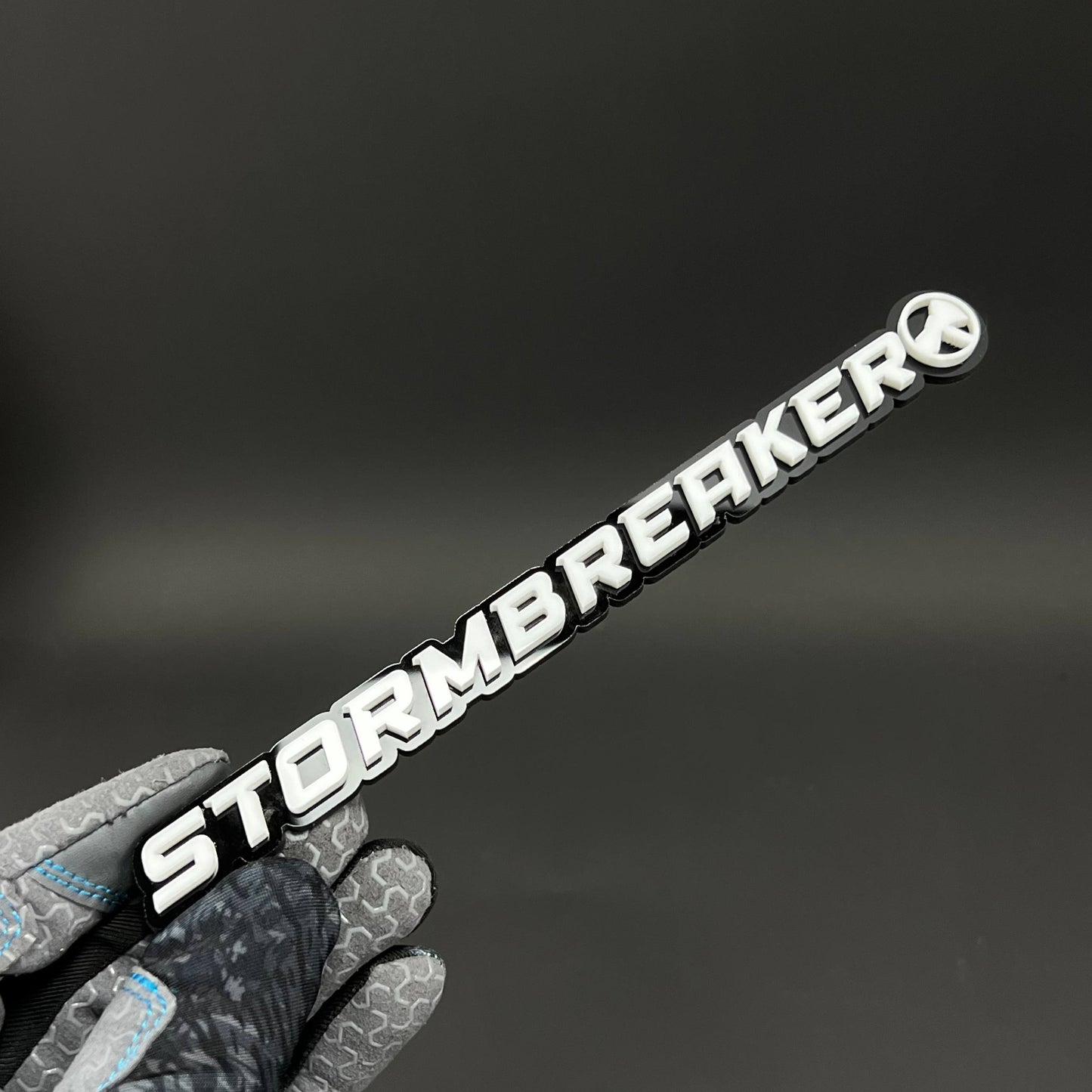 1PC STORMBREAKER 3D Acrylic Badge - Car Truck Emblem Fender Sticker