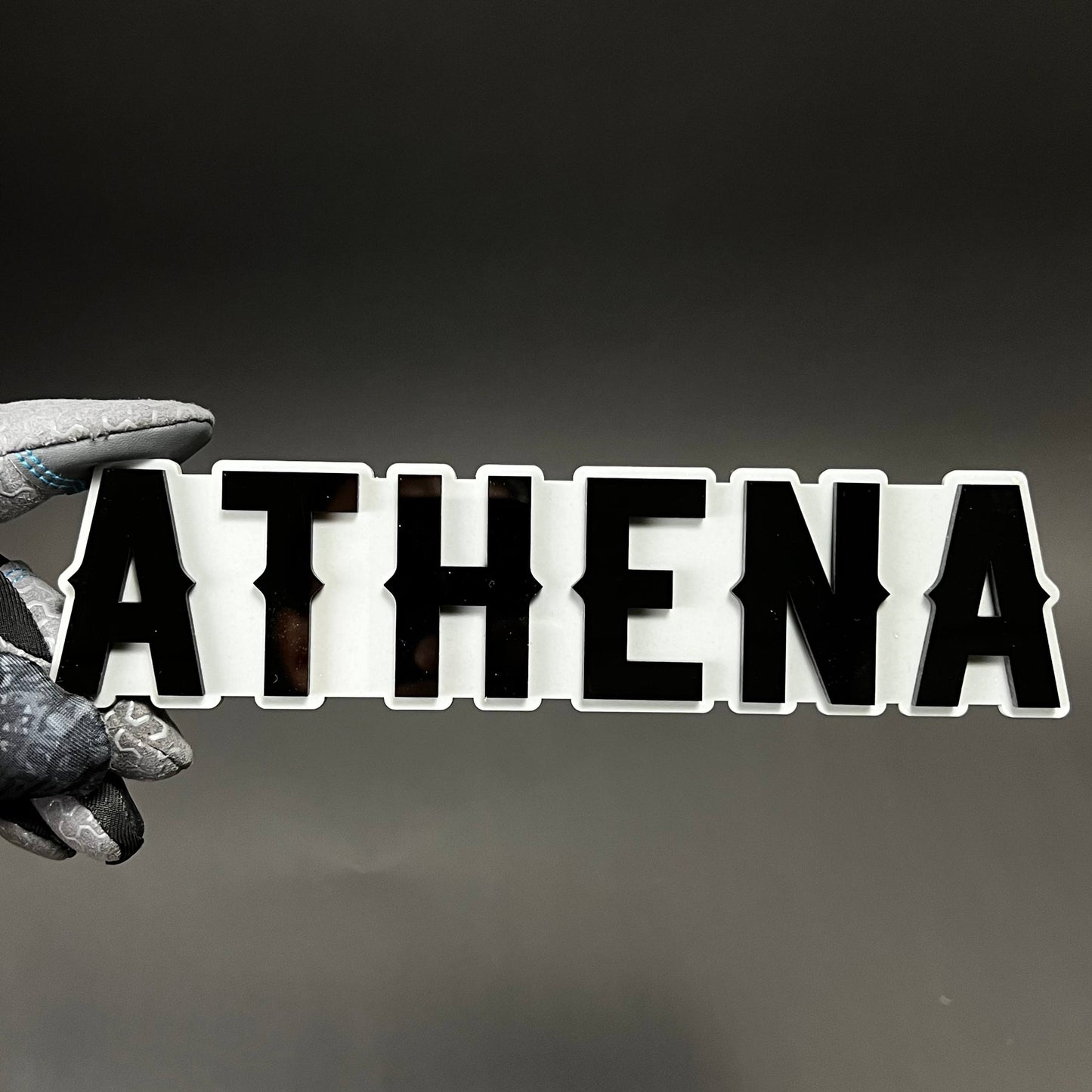1PC ATHENA 3D Acrylic Badge - Car Truck Emblem Fender Tailgate Trunk Sticker