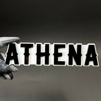 1PC ATHENA 3D Acrylic Badge - Car Truck Emblem Fender Tailgate Trunk Sticker