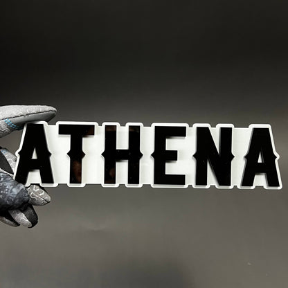 1PC ATHENA 3D Acrylic Badge - Car Truck Emblem Fender Tailgate Trunk Sticker