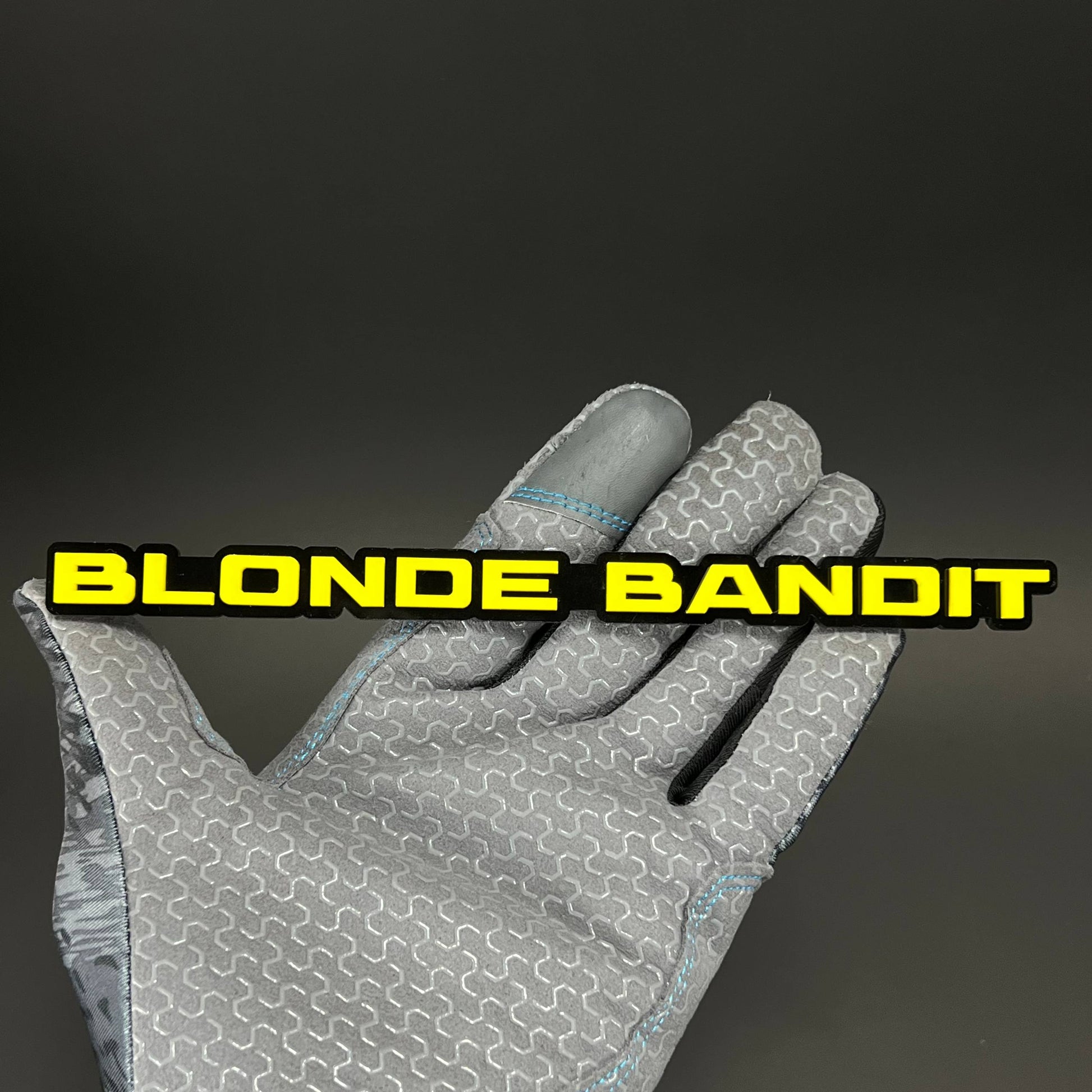 1PC BLONDE BANDIT 3D Acrylic Badge - Car Truck Emblem Fender Sticker