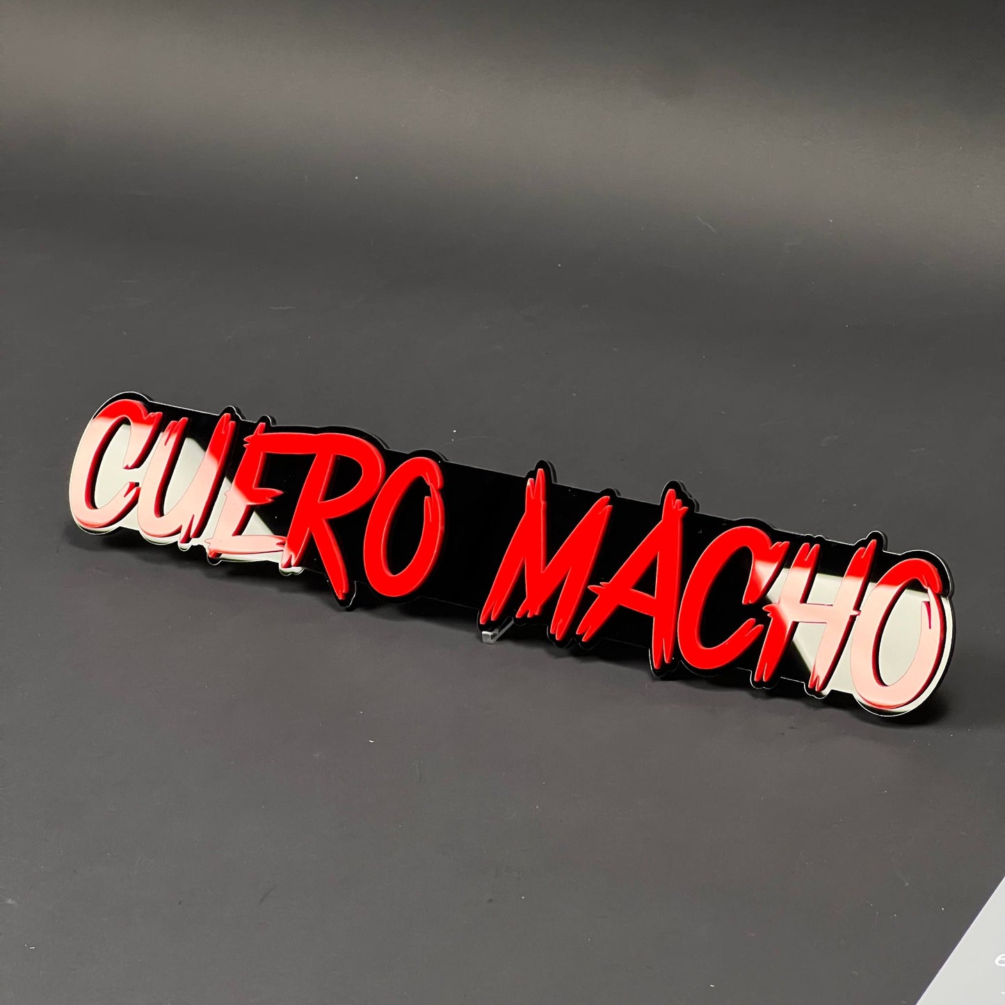 1PC GUERO MACHO 3D Acrylic Badge - Car Truck Emblem Fender Sticker