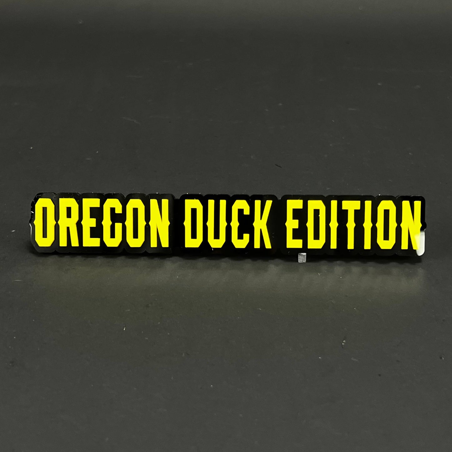 1PC OREGON DUCK EDITION 3D Acrylic Badge - Car Truck Emblem Fender Sticker