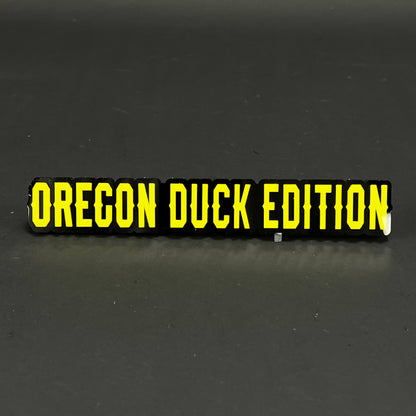 1PC OREGON DUCK EDITION 3D Acrylic Badge - Car Truck Emblem Fender Sticker