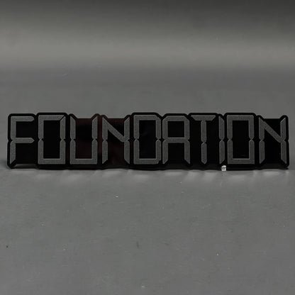 1PC FOUNDATION 3D Acrylic Badge - Car Truck Emblem Fender Tailgate Trunk Sticker