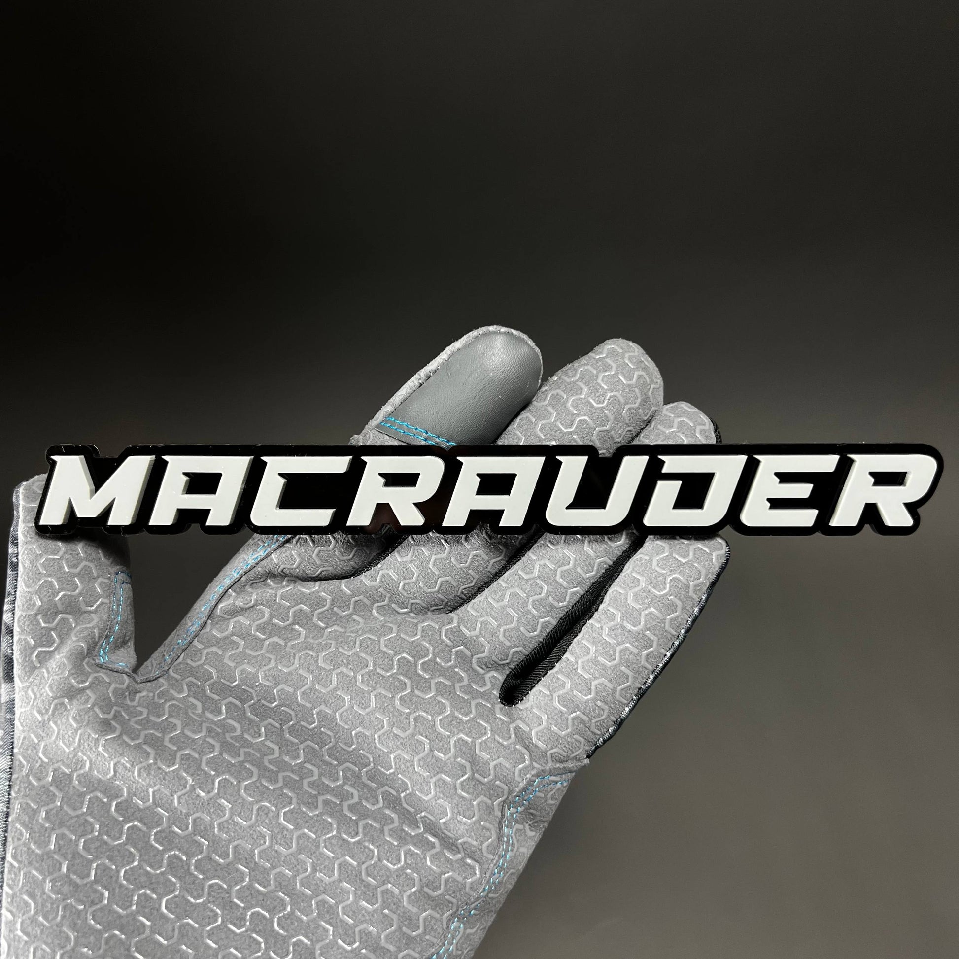 1PC MACRAUDER 3D Acrylic Badge - Car Truck Emblem Fender Tailgate Trunk Sticker