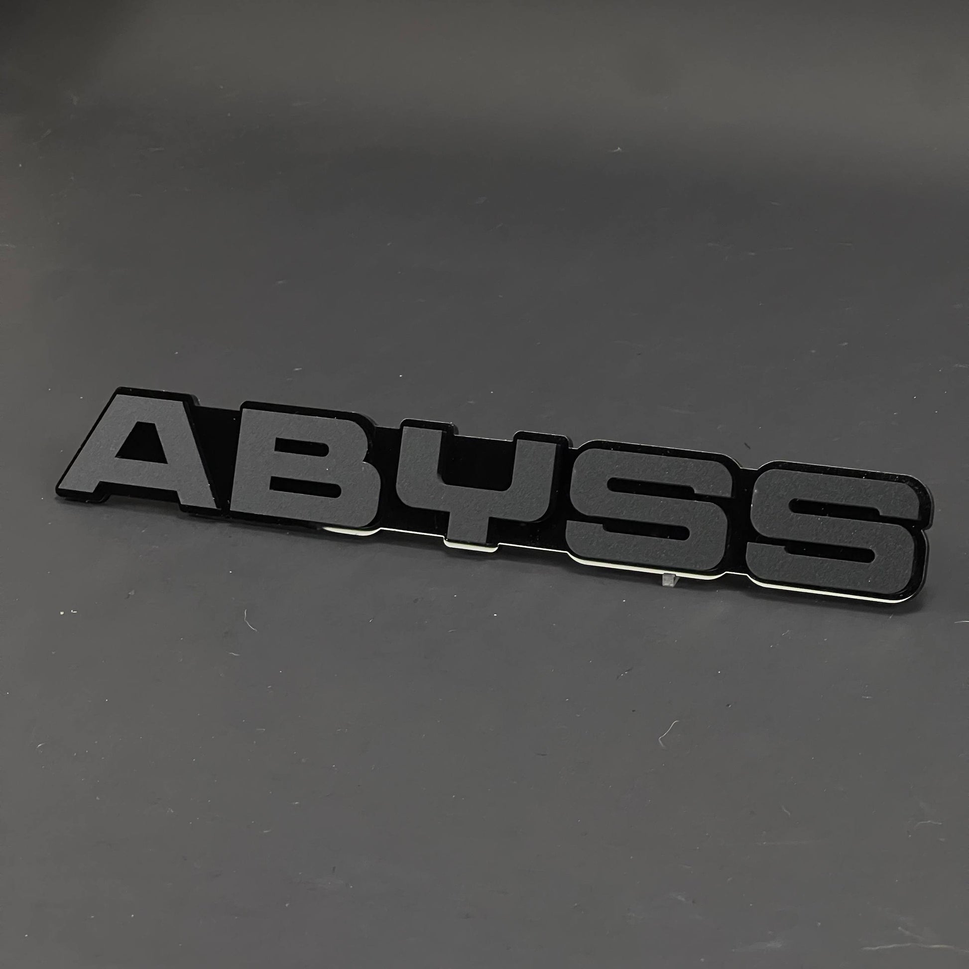 1PC ABYSS 3D Acrylic Badge - Car Truck Emblem Fender Tailgate Trunk Sticker