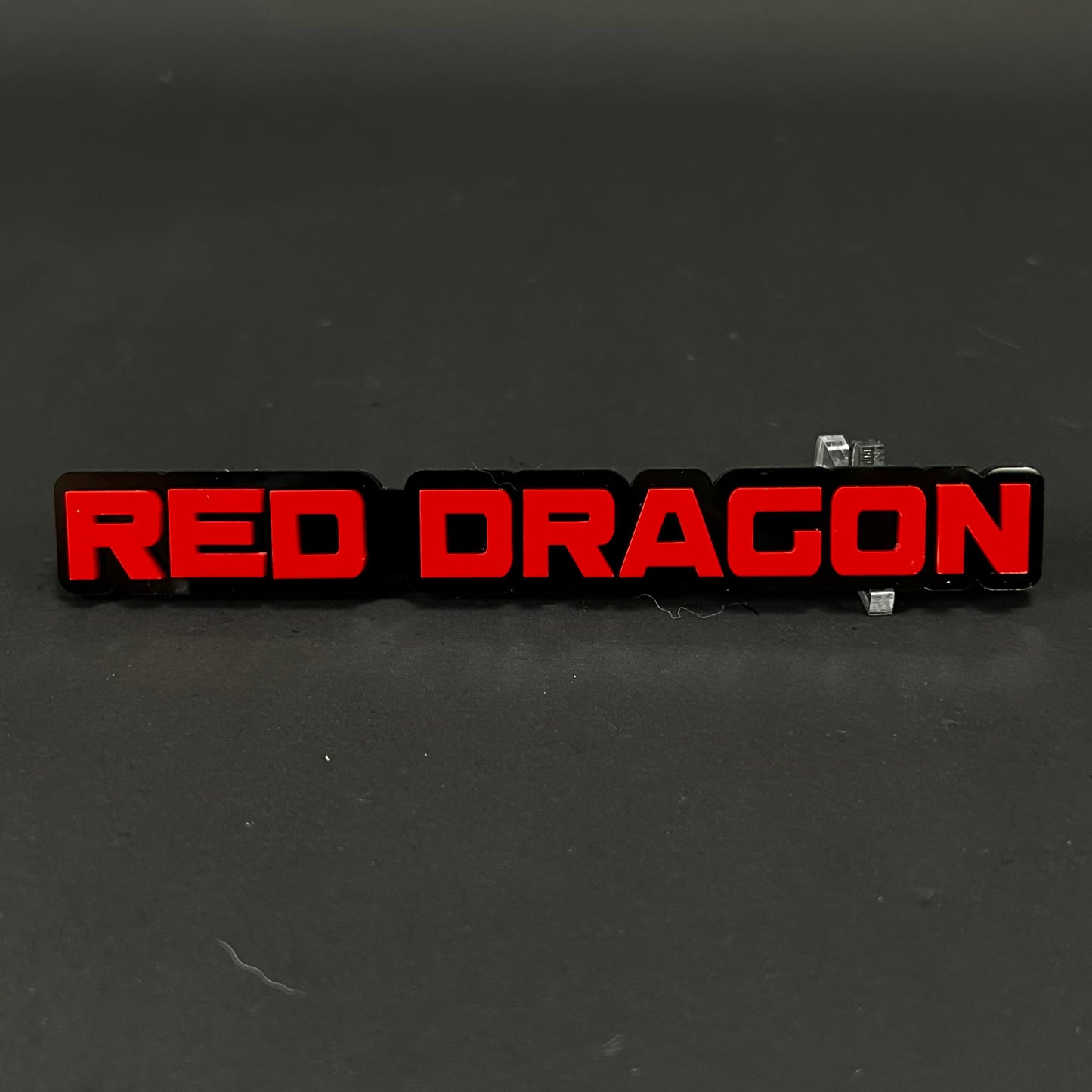 1PC RED DRAGON 3D Acrylic Badge - Car Truck Emblem Fender Tailgate Trunk Sticker