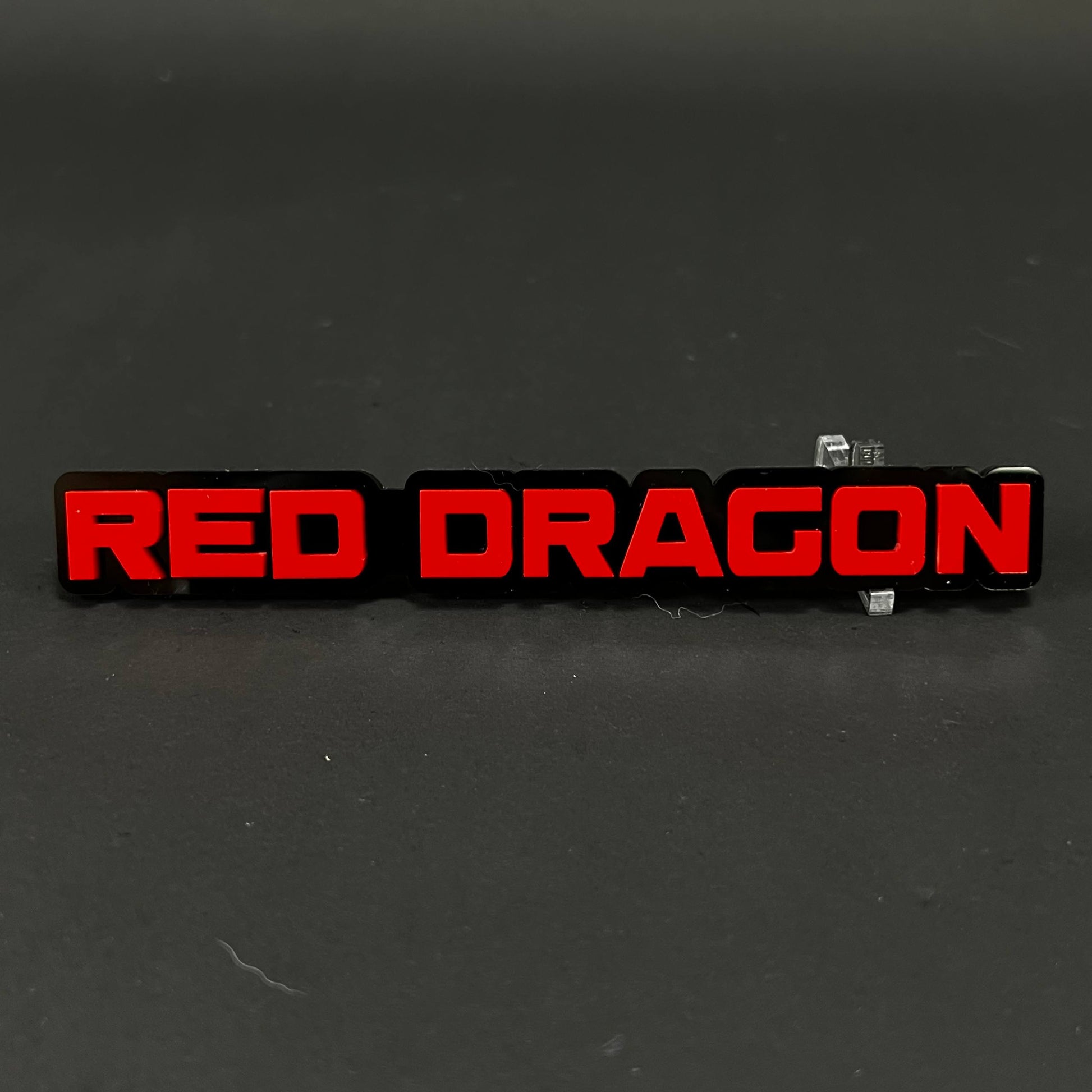 1PC RED DRAGON 3D Acrylic Badge - Car Truck Emblem Fender Tailgate Trunk Sticker