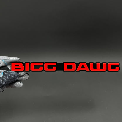 1PC BIGG DAWG 3D Acrylic Badge - Car Truck Emblem Fender Tailgate Trunk Sticker