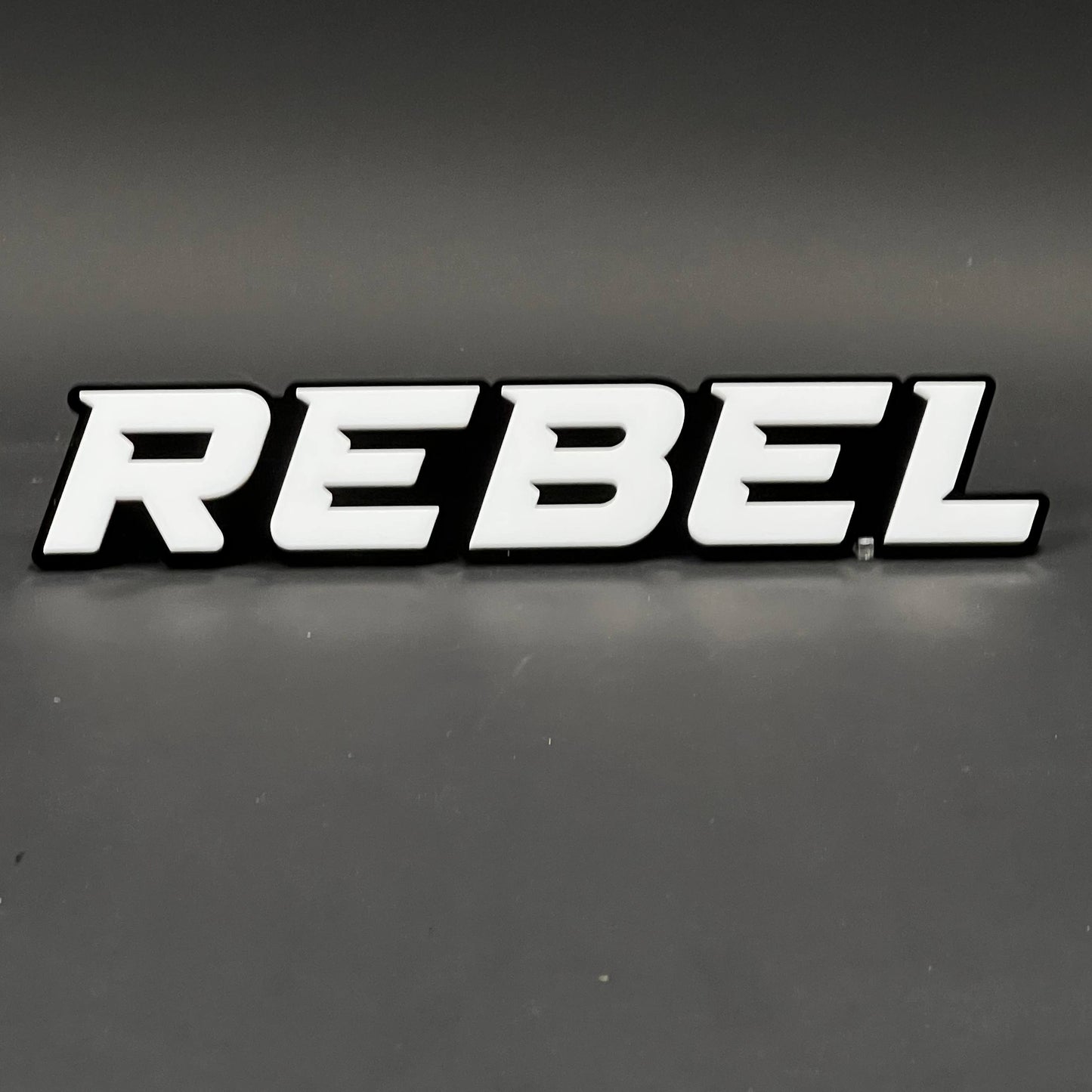 1PC REBEL 3D Acrylic Badge - Car Truck Emblem Fender Tailgate Trunk Sticker