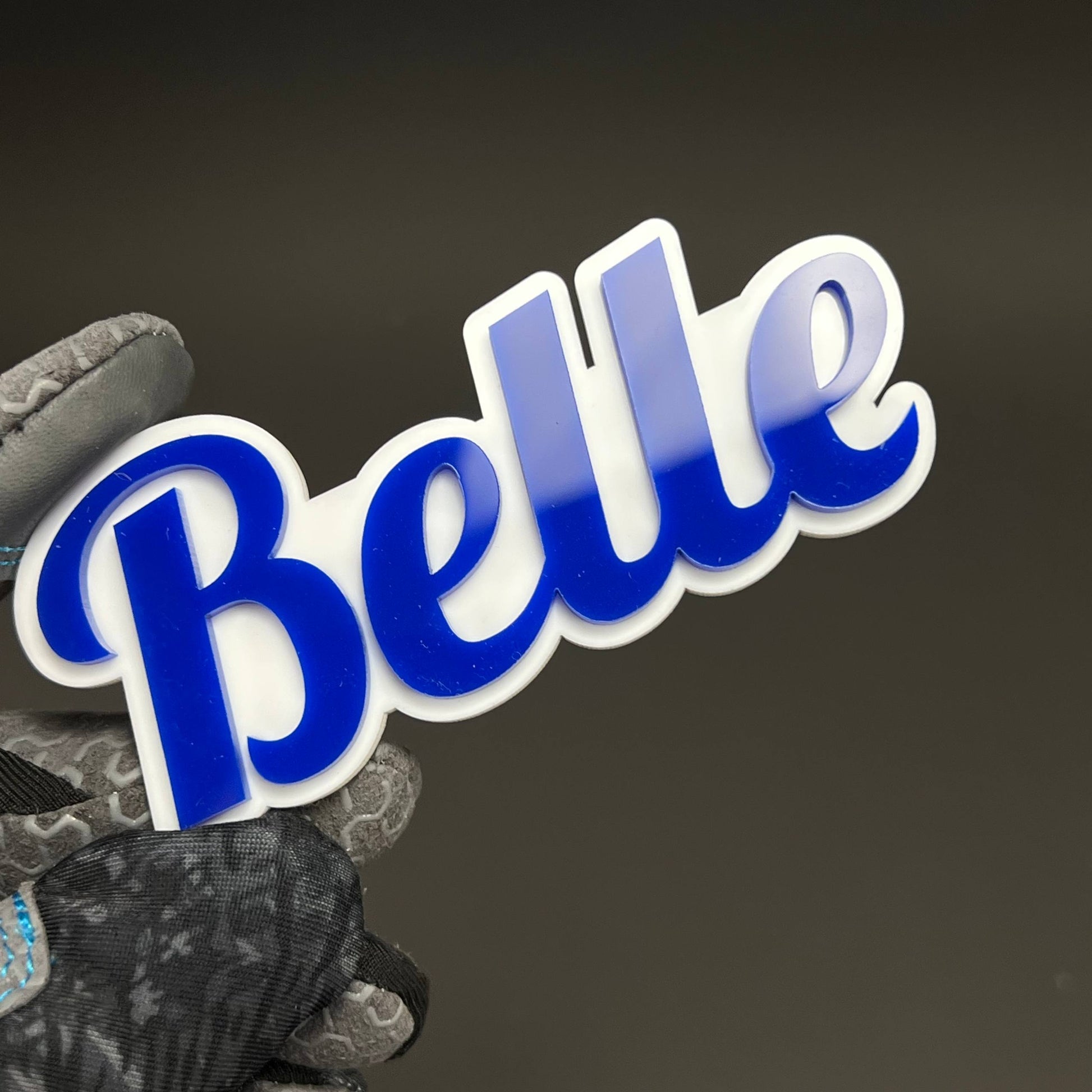 1PC Belle 3D Acrylic Badge - Car Truck Emblem Fender Tailgate Trunk Sticker