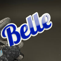 1PC Belle 3D Acrylic Badge - Car Truck Emblem Fender Tailgate Trunk Sticker