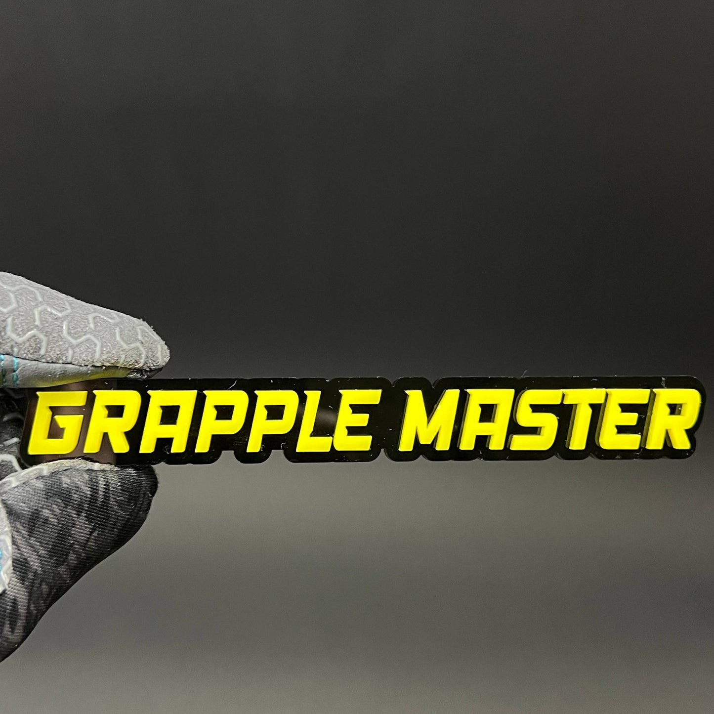 1PC GRAPPLE MASTER 3D Acrylic Badge - Car Truck Emblem Fender Sticker
