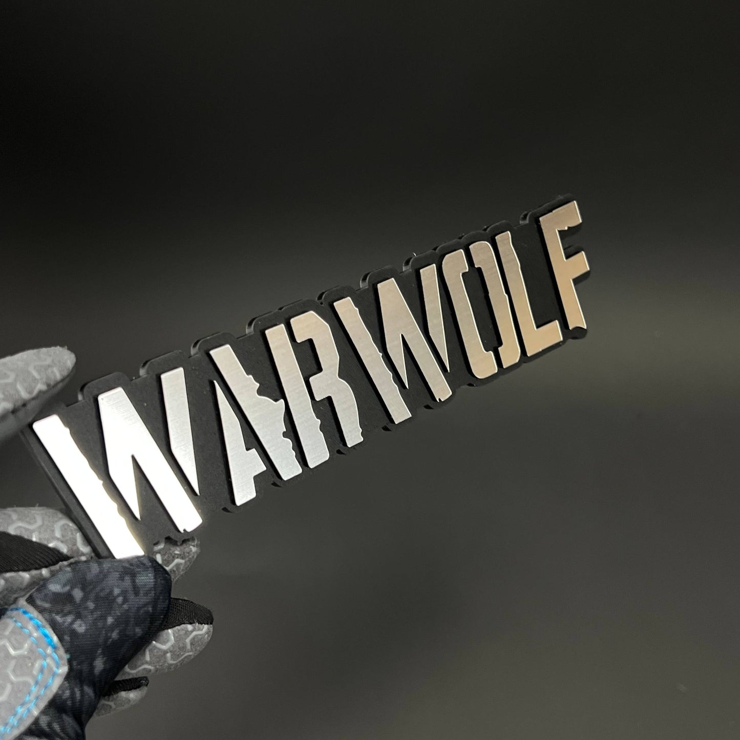 1PC WARWOLF 3D Acrylic Badge - Car Truck Emblem Fender Tailgate Trunk Sticker