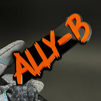 1PC ALLY-B 3D Acrylic Badge - Car Truck Emblem Fender Tailgate Trunk Sticker