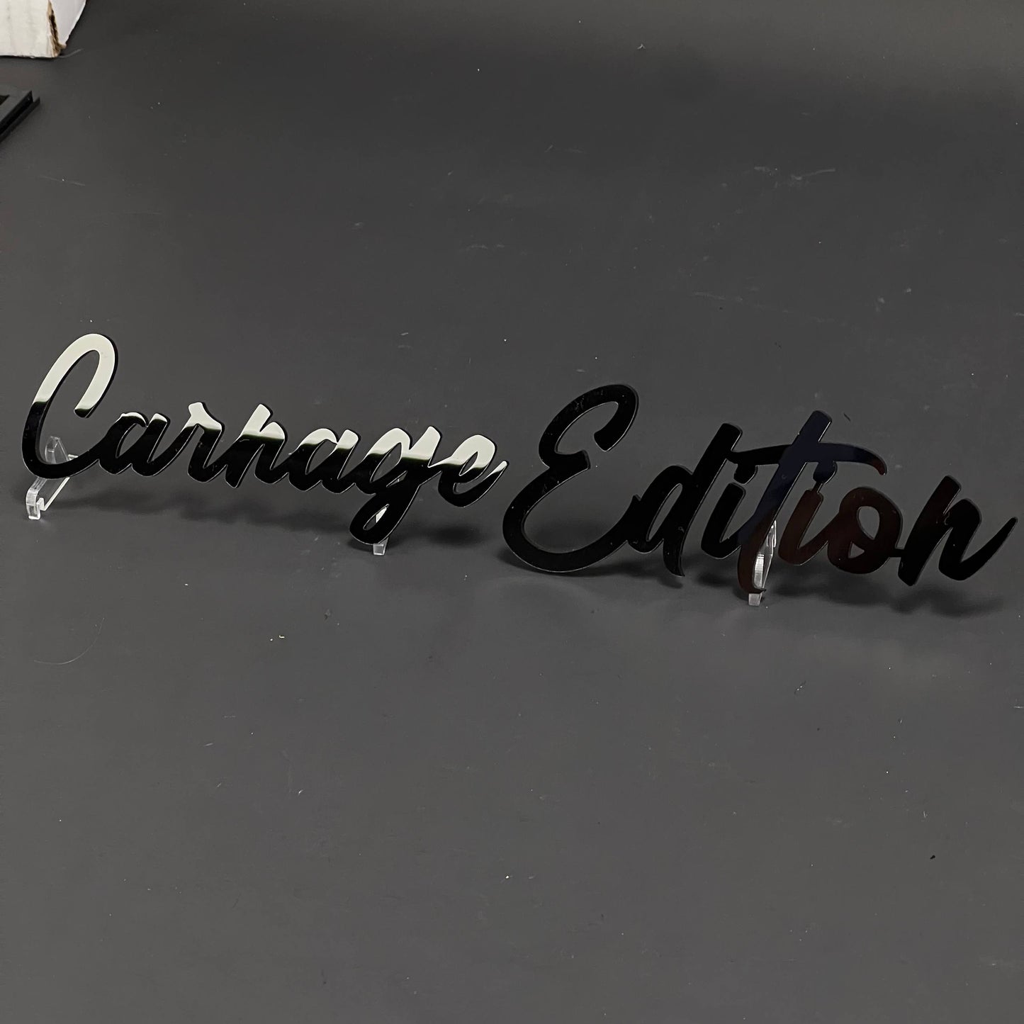 1PC Carnage Edition 3D Acrylic Badge - Car Truck Emblem Fender Sticker