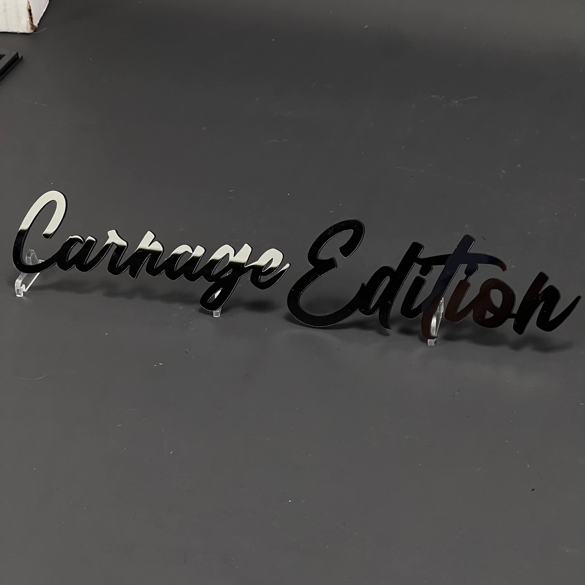 1PC Carnage Edition 3D Acrylic Badge - Car Truck Emblem Fender Sticker
